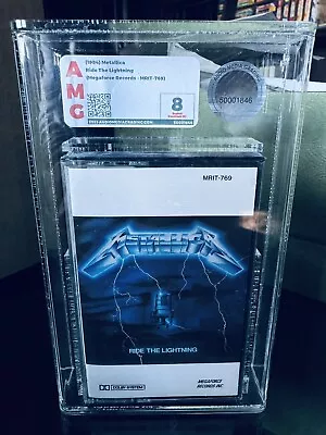 Metallica Ride The Lightning Cassette 1984 Megaforce First! Amg 8 Impossible!! • $5000