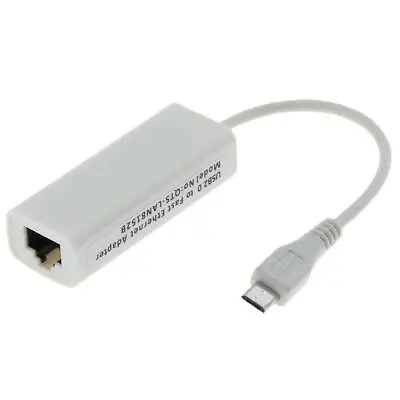 Micro USB2.0 To Ethernet  Network Lan Adapter For Android Windows Tablet • $9.49
