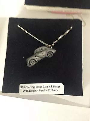 £26.95 • Buy Morris Minor Low Light Ref166 Car On 925 Sterling Silver Necklace 16,18,20,26,30