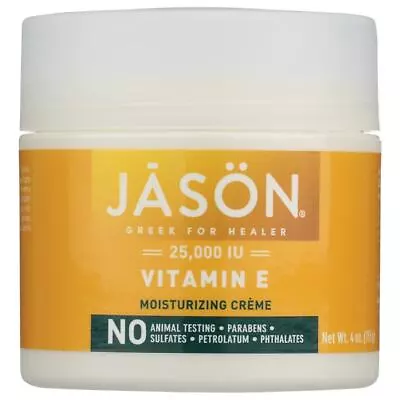 Jason Vitamin E Moisturizing Creme 25000 Iu 4 Oz Cream • $17.21