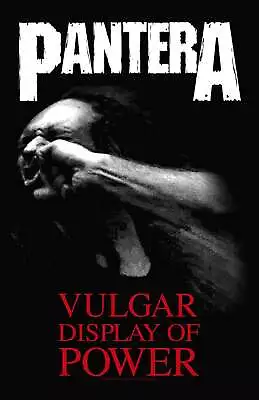 Pantera Vulgar Display Of Power Textile Poster • $31.15