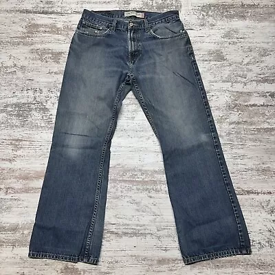 Levis 527 Jeans Mens 32x30 Blue Denim Bootcut Low Rise Casual Work Cotton • $29.99