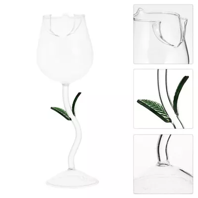 Rose Cocktail Glass Goblet For Parties (Clear) • £13.19