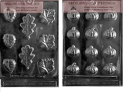 $8.90 • Buy Maple Leaf Chcolate Candy Mold Fall Pumpkin Chcolate Candy Mold