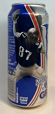 Monster Energy (Empty) Rob Gronkowski “GRONK”  In Silver Can 87 W/ Blue Tab • $10