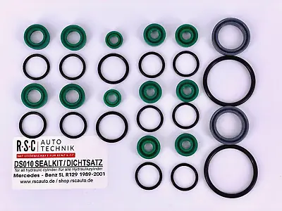 Mercedes R129 Roof Hydraulics Rebuilt Kit Seal Kit All Cylinders 90-2002  • $89