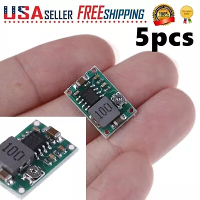 5pcs 3A Mini DC-DC Step Down Converter Volt Regulator 5V-23V To 3.3V 6V 9.hap • $3.20