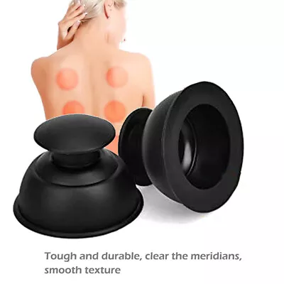 Vacuum Cans Anti Cellulite Suction Cups Silicone Vacuum Cupping Cup Body Mas ZSY • £6.05