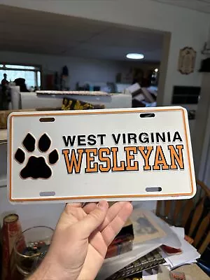 1993 West Virginia Wesleyan College Booster License Plate Buckhannon WV • $29.99