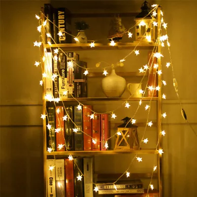 £4.09 • Buy LED Star Lights Battery Garden Fairy String Micro Wedding Party Bedroom Decor 