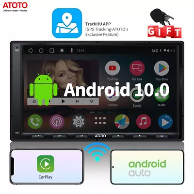 ATOTO A6PF Android 7inch Car GPS Navi Stereo Radio GPS Tracking Wireless Carplay • £179.99