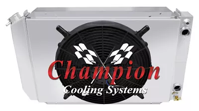 RC Champion 3 Row Radiator16  FanShroud1.51.75-1980-1986 Mercury Capri LS • $537.97