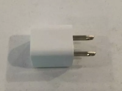 APPLE USB Adapter Charger Wall Plug. White. Model #A1265. Excellent Condition. • $6.99