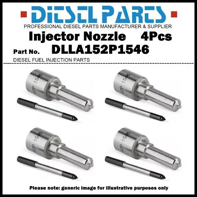 4Pcs Injector Nozzle DLLA152P1546 For Mitsubishi Canter 4M50-T5 4.9L 0445120072 • $84.99