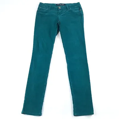 Celebrity Pants Womens 3 Green 29 W 29 L  Corduroy Low Rise Ladies • $10.82