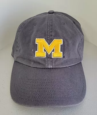 Michigan Wolverines 47 Twins Brand Fitted Hat XL Mens Gray • $11.95