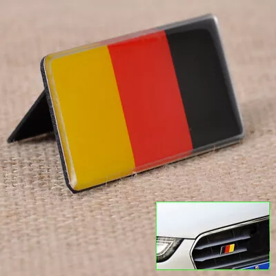 Car Front Grille German Flag Emblem Badge Decal Sticker For BMW AUDI VW Golf • $7.69