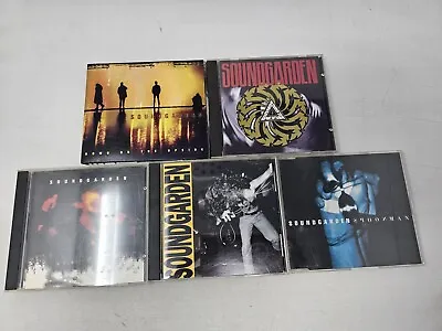 SOUNDGARDEN- 5 CD Lot Louder Than Love Spoonman CD Single Badmotorfinger PRE-OWN • $29.99