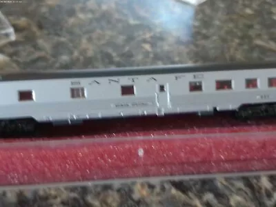 N Scale MRC Santa Fe Blunt End Lounge Observation W/knuckle Couplers • $29.99