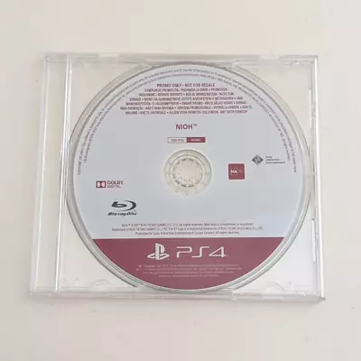 Very Good Condition! PROMO DISC Genuine Sony PlayStation 4 PS4 Nioh PAL AUS Game • $29.99