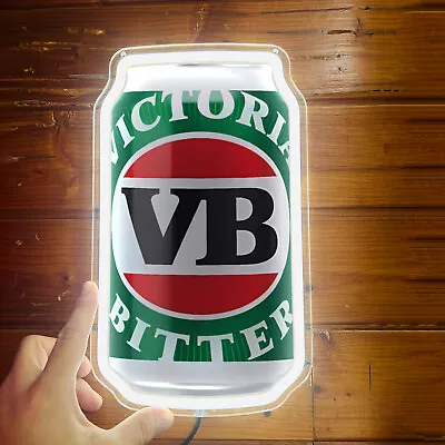 VB Victoria Bitter Beer Neon Sign Pub Party Store Poster Wall Decor LED12 X 7 H4 • $49.99