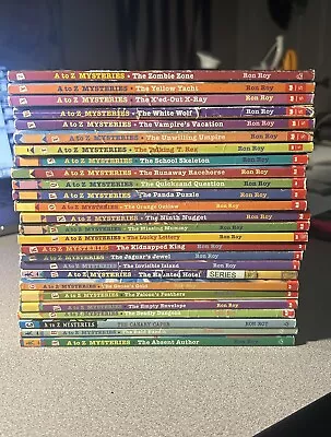 COMPLETE A To Z Mysteries Lot Complete Set Ron Roy • $75