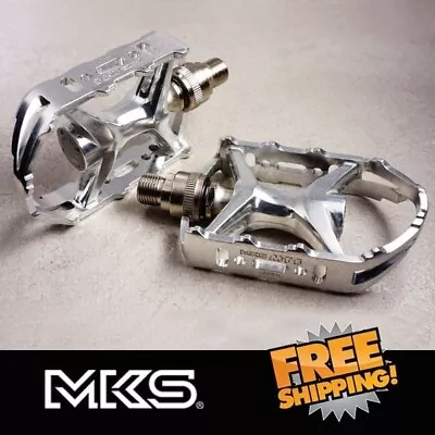 MKS MTE Ezy Quick Release Alloy Pedals 9/16  - Silver • $59