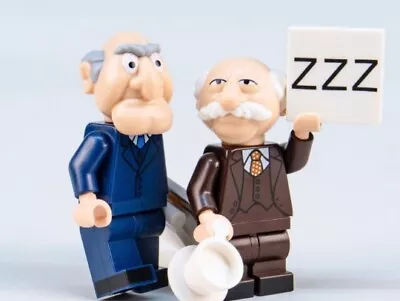 Lego Statler And Waldorf Minifigures From The Muppets • £19.99