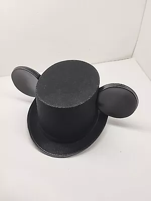 Vintage Disney Wedding Groom Mickey Mouse Ears Jacobson Felt Top Hat-USA • $21.90