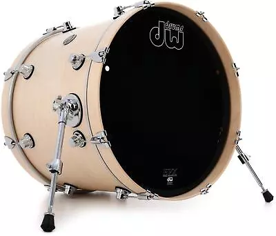 DW Performance Series Bass Drum - 16  X 20  Natural Satin Oil - Sweetwater • $1046