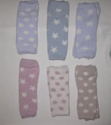 Romwe 6pair Soft Fleece Leg Warmers Polka Dot & Stars Nip 80s Kawaii Ballet • $21