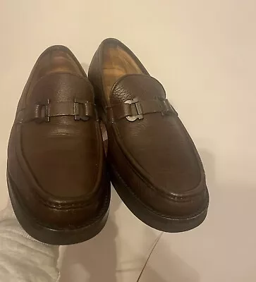 Salvatore Ferragamo Brown Loafers 9 - Light Distress • $66.21