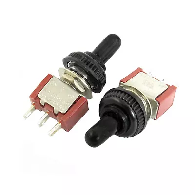 2PCS 3 Positions ON-OFF-ON SPDT Momentary Toggle Switch AC 250V/2A 120V/5A • $9.59