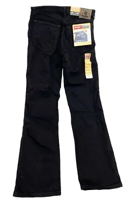 Wrangler Black Comfort Flex Waistband Stretch Denim Jeans Men's W 32 X L 32 NEW • $12.75
