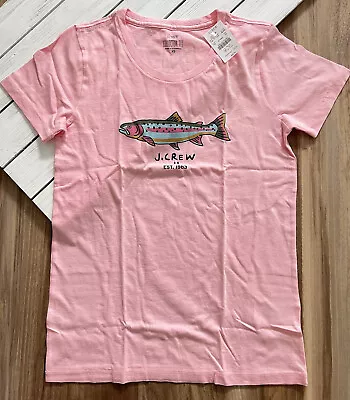 J. Crew Factory Women's  Fishing  Collector’s T Shirt • $34.99