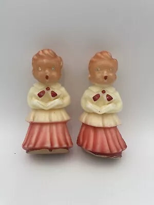 Vintage Gurley Pair Christmas Candles - Carolers/choirboy Read • $15