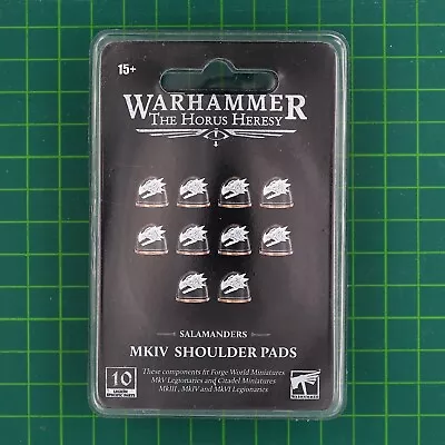 Salamanders Legion Mkiv Shoulder Pads Oop #15458 The Horus Heresy Forge World • $94.06