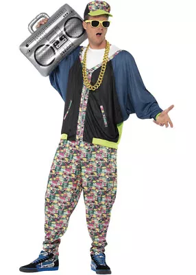 Mens Vanilla Ice Style 1980s Hip Hop Costume • £39.99