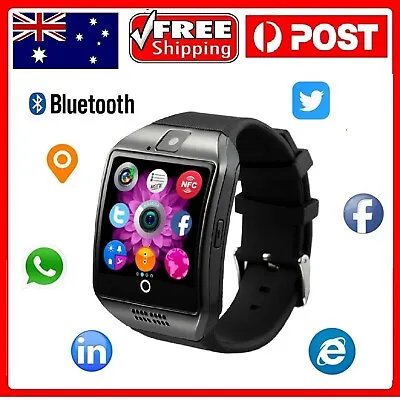 $34.99 • Buy Waterproof Q18 Bluetooth Smart Touch Screen Watch Men Women For Android Phones