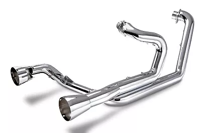 True Dual Exhaust Header Head Pipe Chrome Indian Challenger 20-23 • $712.49