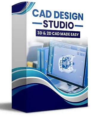 3D 2D CAD Computer Aided Professional Design Software Modelling App Windows Mac • £29.97