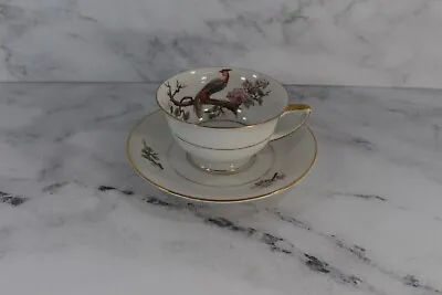 Vintage Heinrich H&c Selb Bavaria Germany Tea Cup And Saucer With Gold Trim   • $24.99