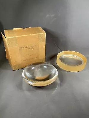 Vintage NASA Schlitte Optics Prism Lenses Convex Concave Magnifying Glass 4143 • $125