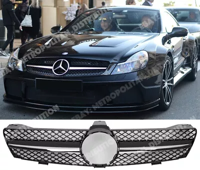 2004-08 Mercedes W219 C219 Single Fin Grille CLS63 AMG CDI CLS55 320 350 CHROME • $123.21