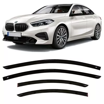 For BMW 2 Gran Coupe F44 2019- Side Window Wind Visors Sun Rain Guard Deflectors • £111.59