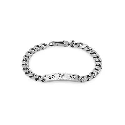 Gucci Sterling Silver Ghost Men's Bracelet 20cm YBA455321001020 • $231