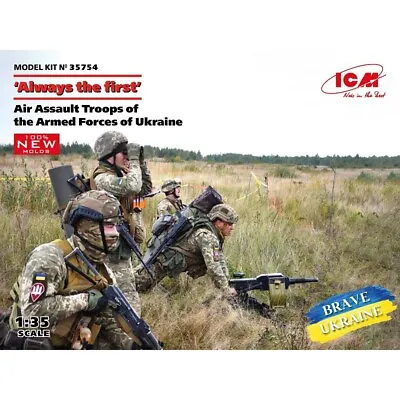 ICM35754 Scale1:35 “Always The First” Air Assault Troops Armed Forces Of Ukraine • $19.39