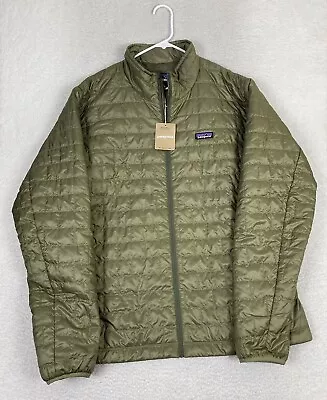 Patagonia Nano Puff Jacket Mens XXL Green Full Zip Primaloft Quilted • $119.88