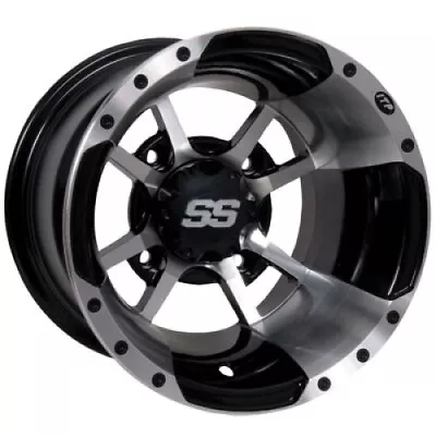 4/115 ITP SS112 Alloy Sport Wheels 9X8 3.0 + 5.0 Machined 98SS15BX • $123.13