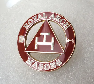 Royal Arch Masons Triple Tau Enamel Pin Badge Mark Templar • £4.25